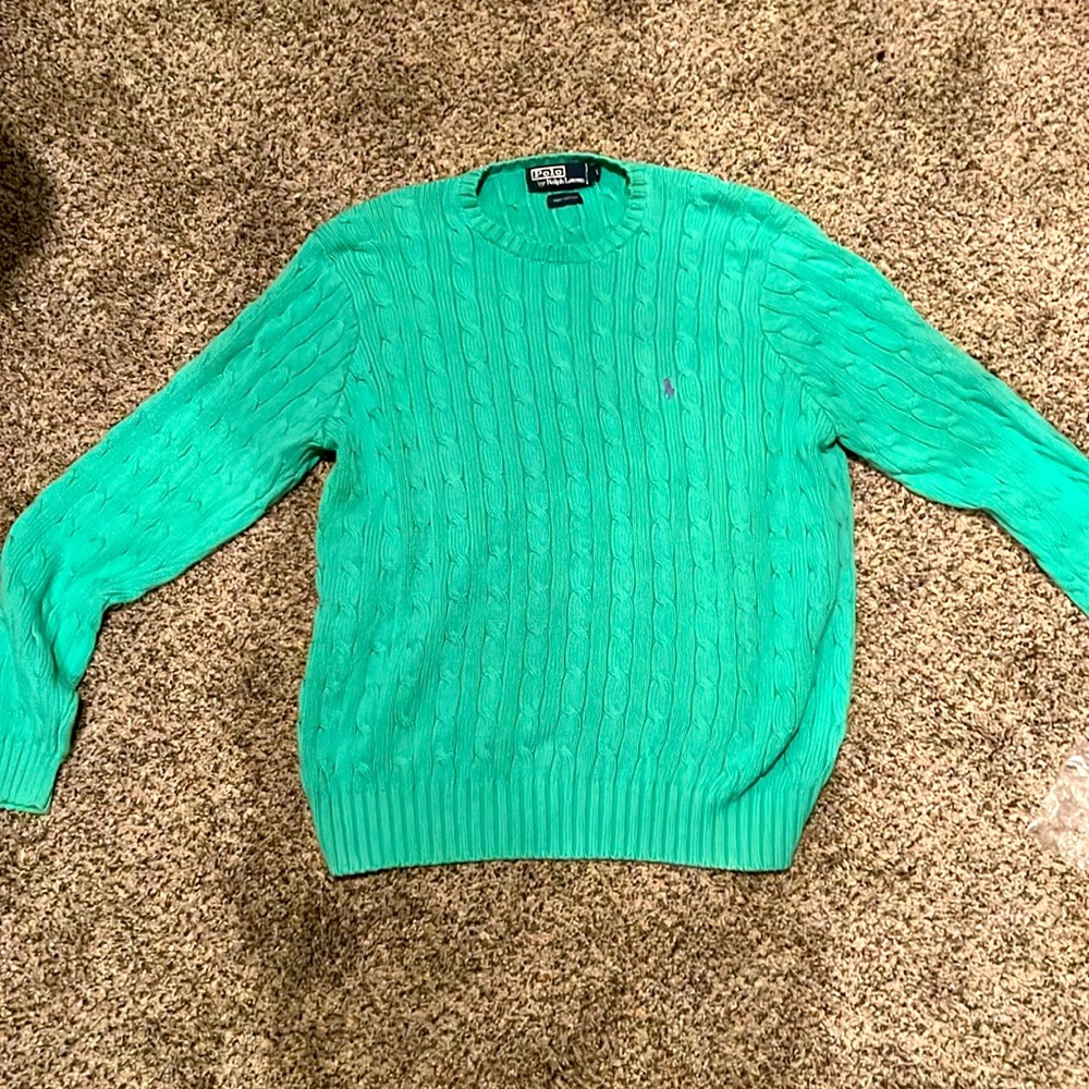 Teal green Polo by Ralph Lauren sweater. Excellent condition